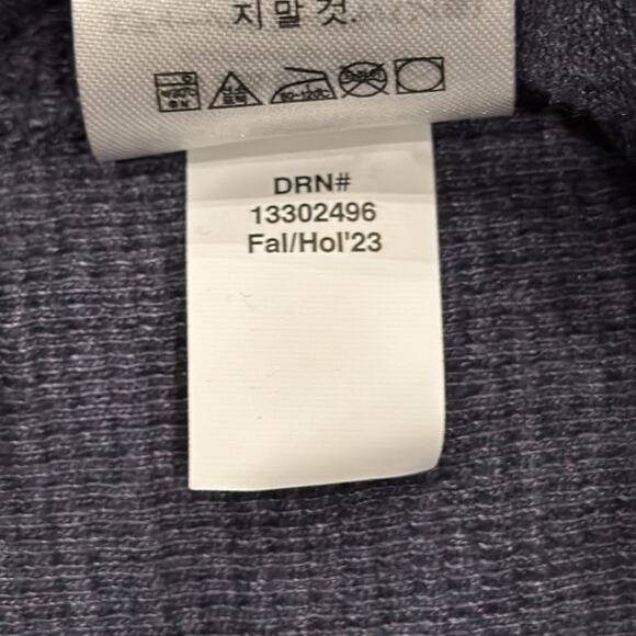 NWT Eddie Bauer Men's Favorite Ultrasoft Thermal Henley Heather Navy Size L Tall - Picture 8 of 9